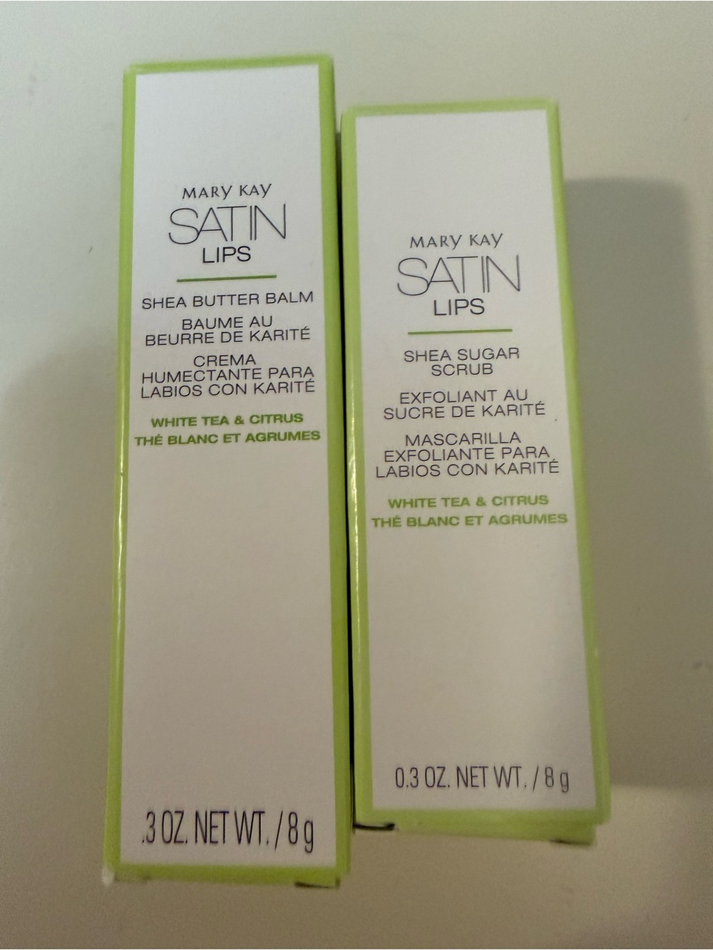 Brand new Mary Kay Satin Lips Shea Sugar Scrub and Butter Balm